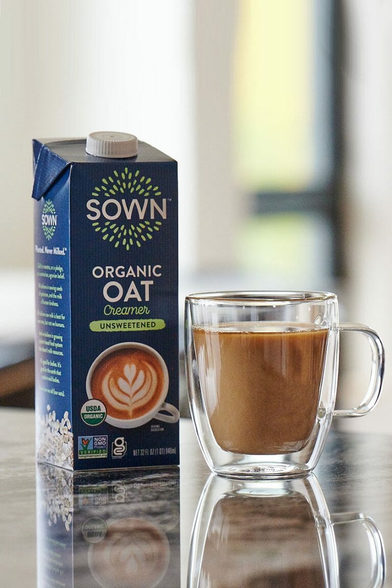 Unsweetened Oat Creamer Vegan non dairy creamer Sown