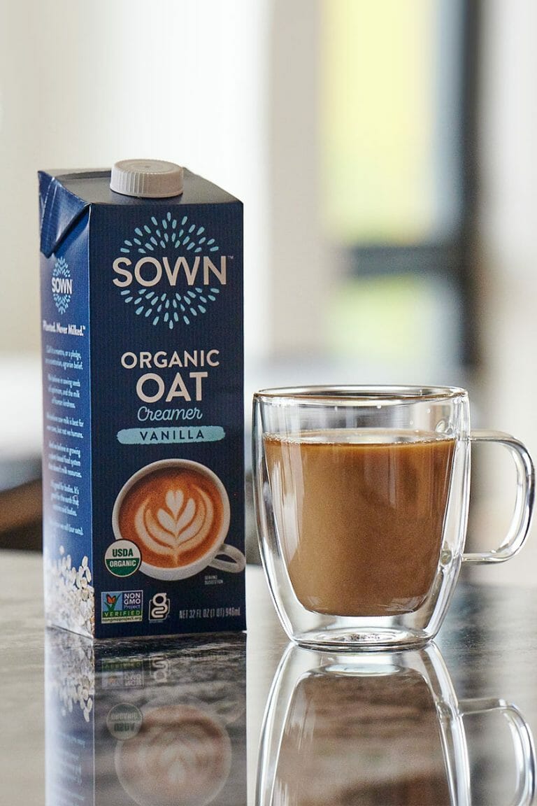 Vanilla oat milk creamer Vegan non dairy creamer Sown