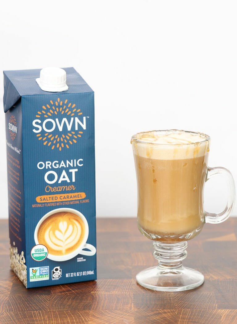 Salted Caramel Oat Creamer Vegan non dairy creamer Sown